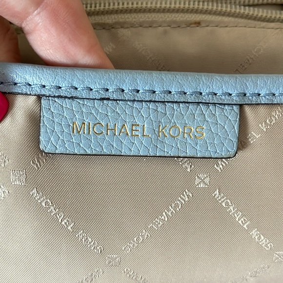 Michael Kors Erin Studded Women's Bag - Pale Blue, Medium - Picture 11 of 15